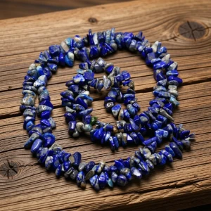 Lapis Lazuli sieczka 3-8mm drobne kamyczki (około 250szt.)