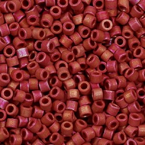 Koraliki Miyuki Delica 11/0 DB0362 Matte Opaque Red Luster (5g)