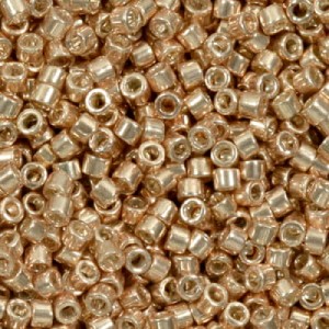 Koraliki Miyuki Delica 11/0 DB411 Galvanized Apricot Gold (5g)