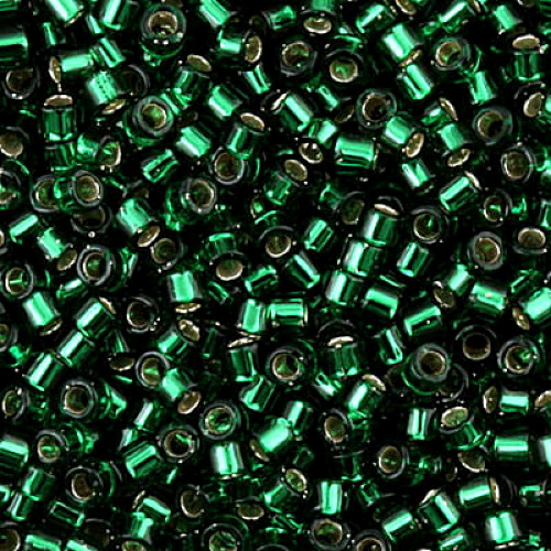 koraliki-cylindryczne-miyuki-delica-db0148-dark-green-silver-lined-beading