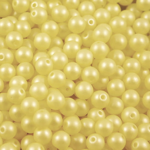 czeskie-koraliki-szklane-kulki-powdery-pastel-yellow-3mm