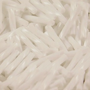 Koraliki Miyuki Bugle Twist 12x2mm White Opaque (10g)