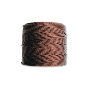 Brązowe nici nylonowe 0.5mm S-Lon Tex210 (szpulka-70m)