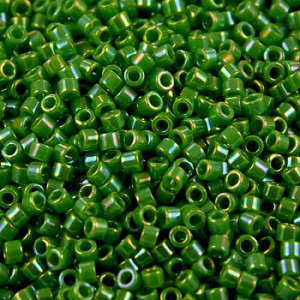 Koraliki Miyuki Delica 11/0 DB0163 Opaque Green AB (5g)