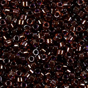 Koraliki Miyuki Delica 11/0 DB0296 Red Inside Dyed Cranberry AB (5g)