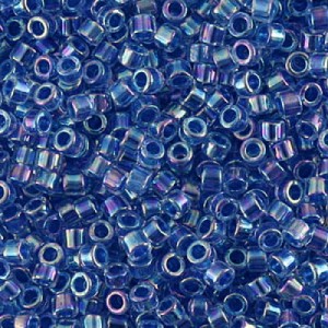 Koraliki Miyuki Delica 11/0 DB0077 Inside Dyed Blue AB (5g)