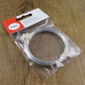 Drut Rayher miedziany posrebrzany 0.8mm do biżuterii (6m)