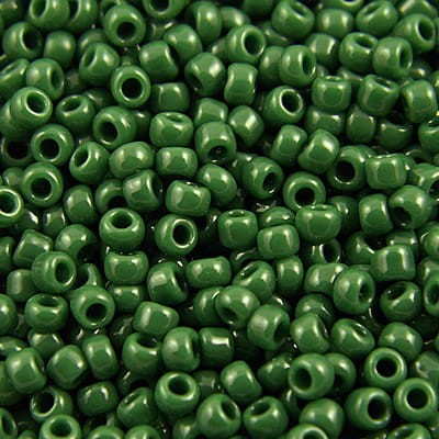 drobne-koraliki-szklane-toho-round-11-0-opaque-pine-green-sosnowa-zielen-haft