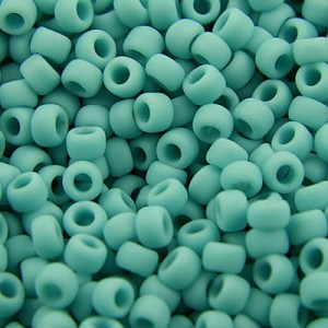 TOHO Round 8/0 Opaque-Frosted Turquoise (10g)