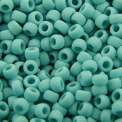 TOHO Round 8/0 Opaque-Frosted Turquoise (10g)