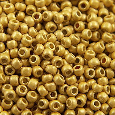 TOHO Round 8/0 Permanent Finish-Matte Galvanized Starlight (10g)