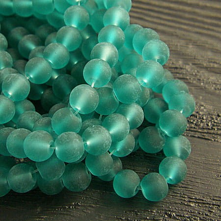 kulki-oszronione-szklo-8mm-morskie-polprzezroczyste-koraliki-handmade