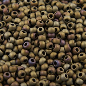 TOHO Round 15/0 Matte-Color Iris Brown (5gram)