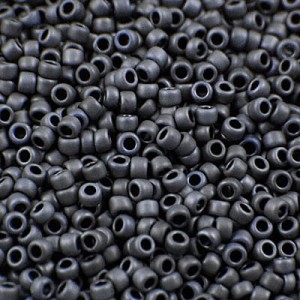 TOHO Round 15/0 Matte-Color Gun Metal (5g)