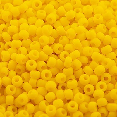 TOHO Round 11/0 Opaque-Frosted Sunshine (10g)