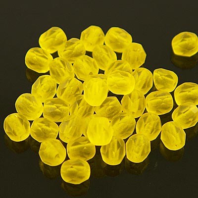 matowe-cytrynowe-koraliki-szklane-fire-polish-4mm-matte-lemon
