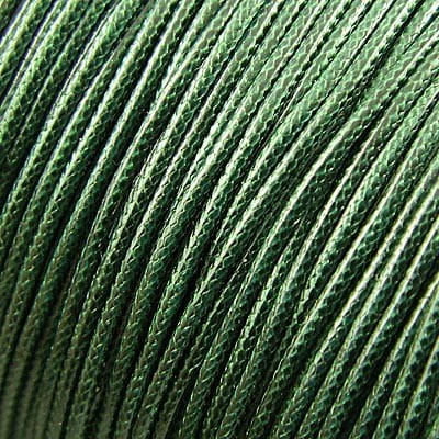 Sznurek lakierowany błyszczący 1mm ciemno zielony (3metry)