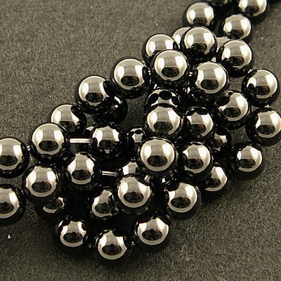 Onyx czarny kulki 8mm (4szt.)