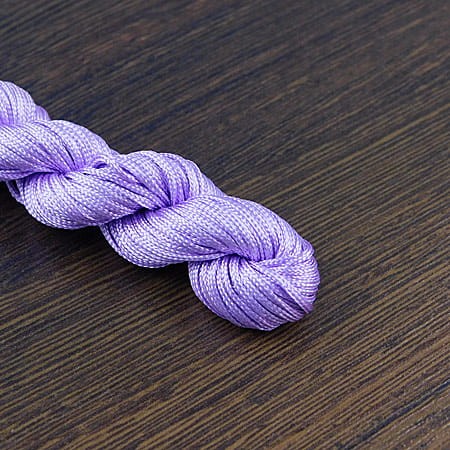 Sznurek nylonowy 1mm do Shamballa fioletowy (25m)