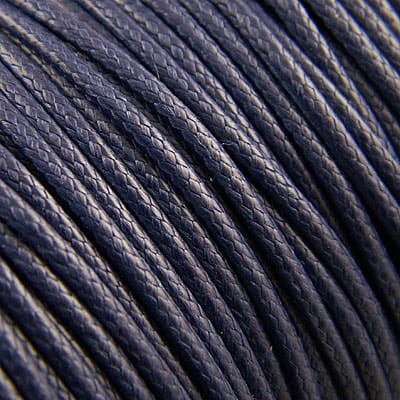 Sznurek lakierowany błyszczący 2mm granatowy (3metry)