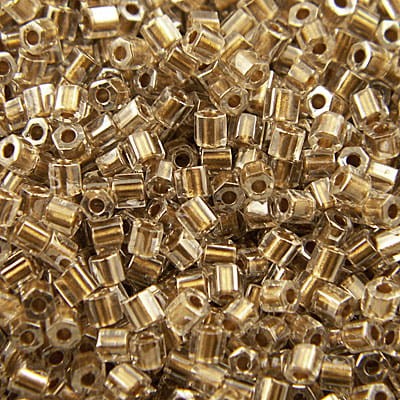 TOHO Hex 11/0 Gold-Lined Crystal (10g)