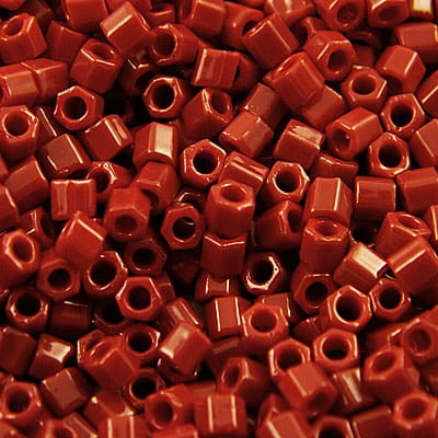 TOHO Hex 8/0 Opaque Pepper Red (10g)