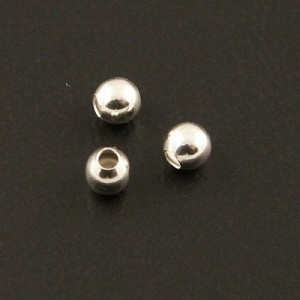 Kuleczka 2mm srebro (2szt.)