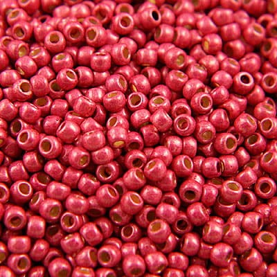 TOHO Round 11/0 Permanent Finish-Matte Galvanized Orchid (10g)