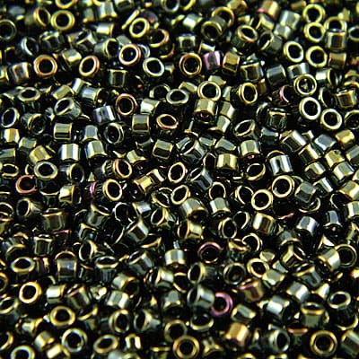 TOHO Treasure 11/0 Metallic Iris Green/Brown (5g)
