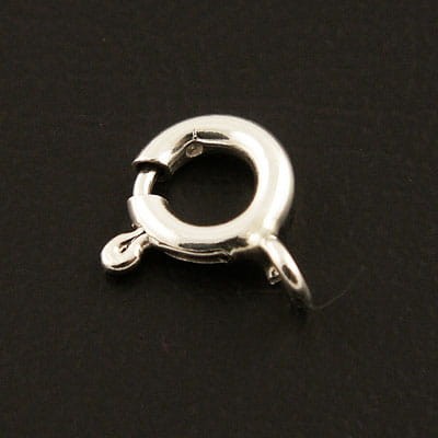 Zapięcie kółeczko 5mm srebro (1szt.)