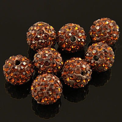 koralik-shamballa-10mm-brazowy-cyrkonie-szklane