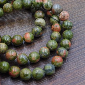 Unakit kulki gładkie 8mm (4 szt.)