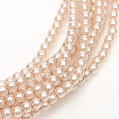 Czeskie perły ze szkła 2mm Peach Chiffon (150szt)