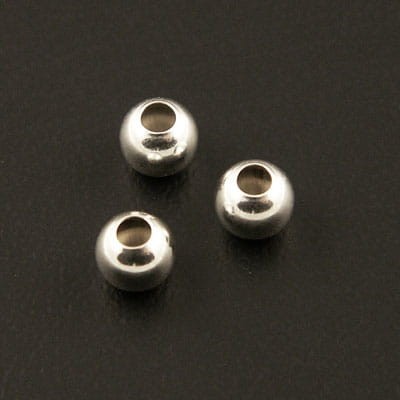 Kuleczka 5mm srebro bardzo lekka (2szt.)