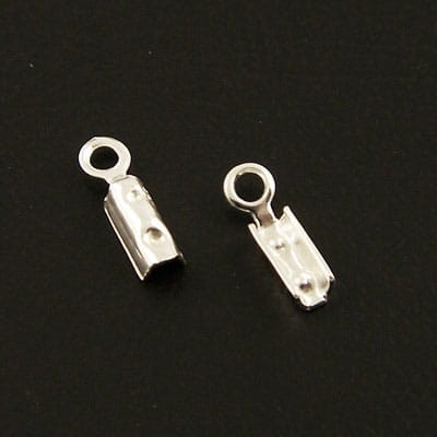 Zacisk do linek 1.1mm srebro (2szt)