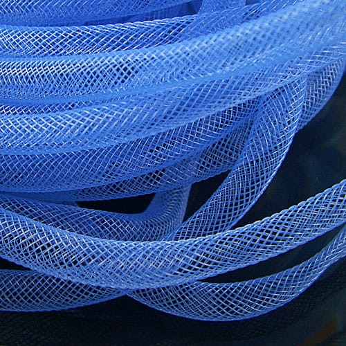 Siatka jubilerska z plastiku 8mm niebieska (2metry)