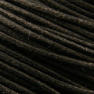 Sznurek bawełniany woskowany 1mm czarny (5m)
