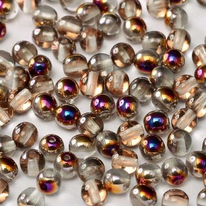 Kulki ze szkła 4mm Crystal Sliperit (40szt.)