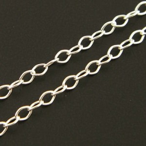 Łańcuszek Rolo owal 3.2x2.8mm ze srebra (20cm)