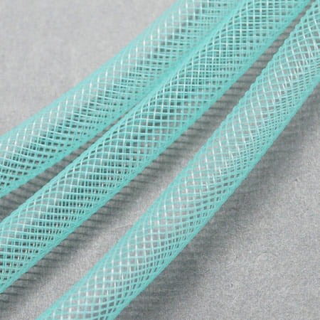 Siatka jubilerska z plastiku 8mm błękitna (2metr) WYPRZEDAŻ