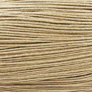 Sznurek bawełniany woskowany 1mm beżowy (5m)