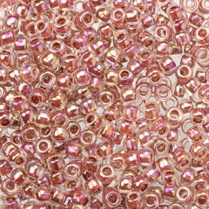 TOHO Round 8/0 Inside-Color Rainbow Crystal/Sandstone Lined (10g)