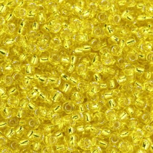 TOHO Round 8/0 Silver-Lined Lemon (10g)