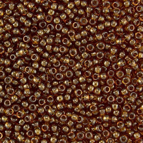 TOHO Round 8/0 Transparent Smoky Topaz (10g)