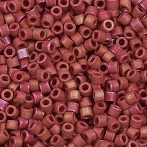 Miyuki Delica 11/0 DB0362 Matte Opaque Red Luster (5gram)