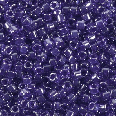 Miyuki Delica 11/0 DB0277 Inside Dyed Cobalt Luster (5gram)