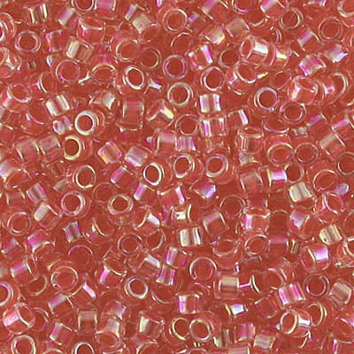 Miyuki Delica 11/0 DB0075 Inside Dyed Dark Coral AB (5gram)