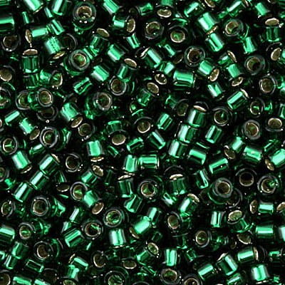 koraliki-cylindryczne-miyuki-delica-db0148-dark-green-silver-lined-beading