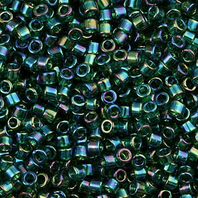 miyuki-delica-11-0-db0175-ciemna-zielen-ab-do-beadingu