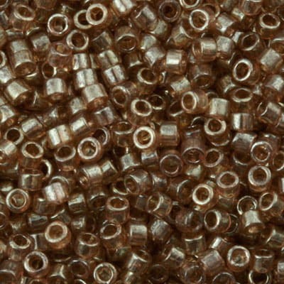 Miyuki Delica 11/0 DB0102 Transp Gold Luster Lt Brown (5gram)